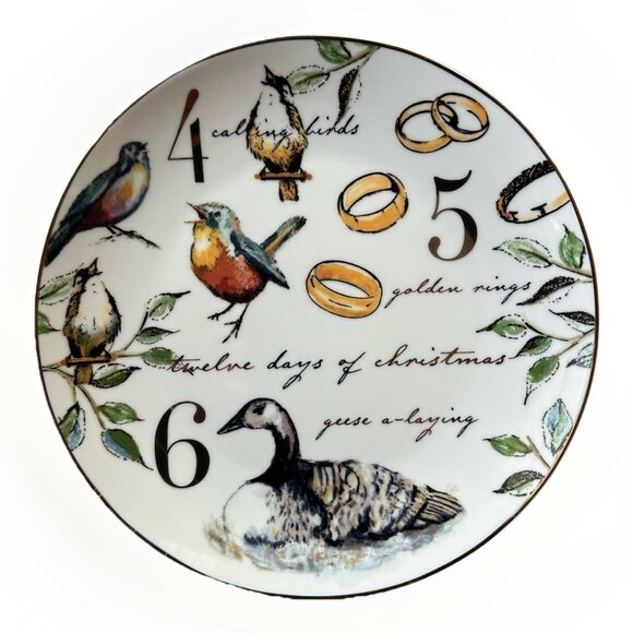 Better Homes And Gardens 12 Days Of Christmas 8" Dessert/Salad Plate Set Of 4 - Picture 3 of 8